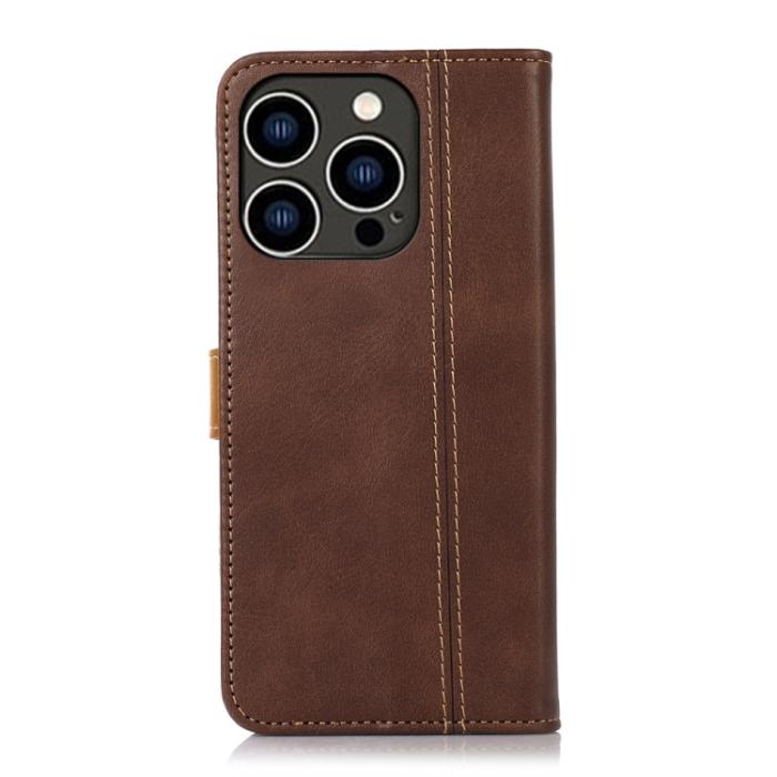Bild 3, iPhone 15 Pro Fodral Dual-Color Brun