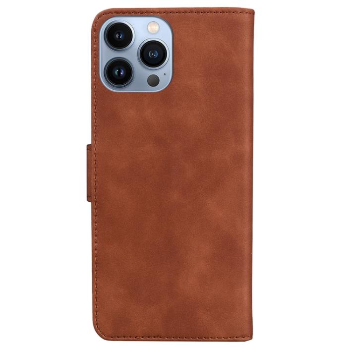 Bild 3, iPhone 15 Pro Fodral Skin Touch Brun