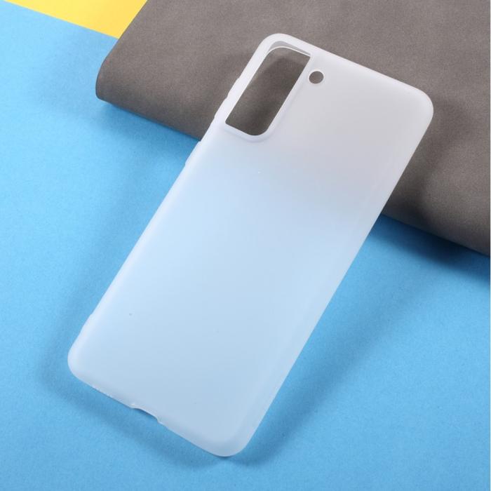 Bild 2, Samsung Galaxy S21 Plus - Matt TPU Skal - Transparent