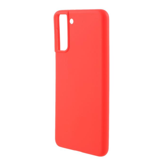 Bild 2, Samsung Galaxy S21 Plus - Matt TPU Skal - Röd