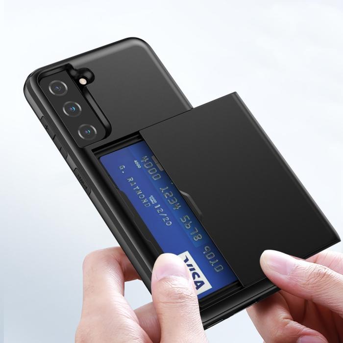Bild 5, Samsung Galaxy S21 Plus - Skal Med Kortfack - Svart