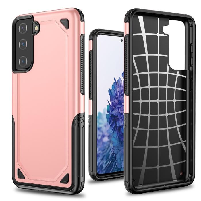 Bild 3, Samsung Galaxy S21 Plus - Hybrid Armor Skal - Roséguld