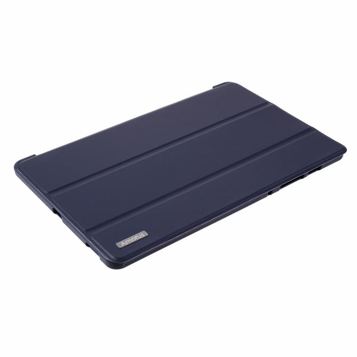 Bild 3, Samsung Galaxy Tab S6 Lite - AMORUS Tri-Fold Fodral - Mörk Blå