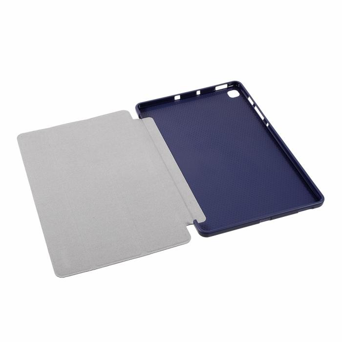 Bild 5, Samsung Galaxy Tab S6 Lite - AMORUS Tri-Fold Fodral - Mörk Blå