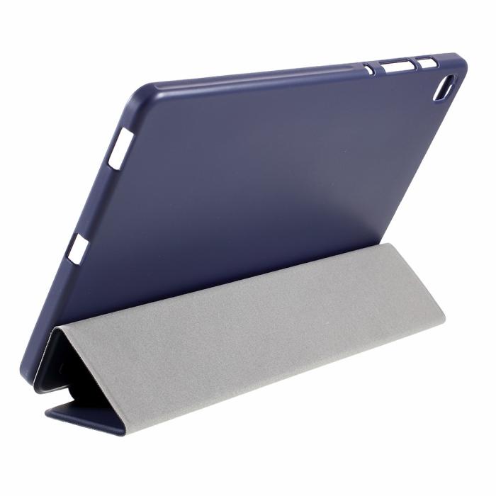 Bild 6, Samsung Galaxy Tab S6 Lite - AMORUS Tri-Fold Fodral - Mörk Blå