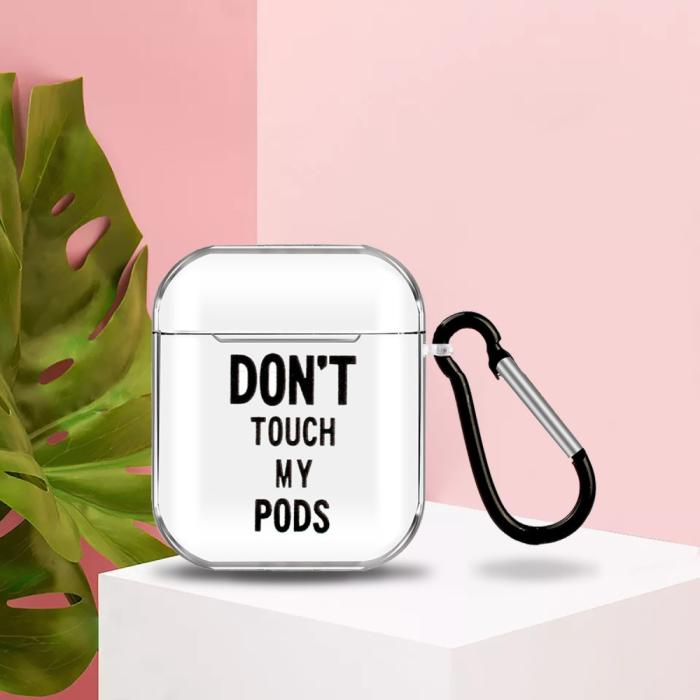 Bild 5, AirPods Skyddsfodral Med Motiv - Don't Touch My Pods