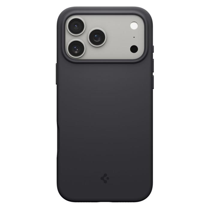 Bild 2, Spigen iPhone 17 Pro Max Skal MagSafe Silicone Fit Svart