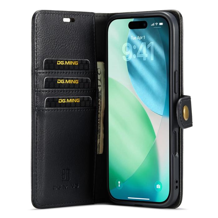 Bild 3, DG.MING iPhone Air 2in1 Magnet Fodral / Skal Svart