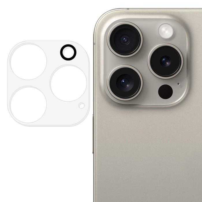 Bild 1, iPhone 16 Pro Max/16 Pro Linsskydd Härdat Glas