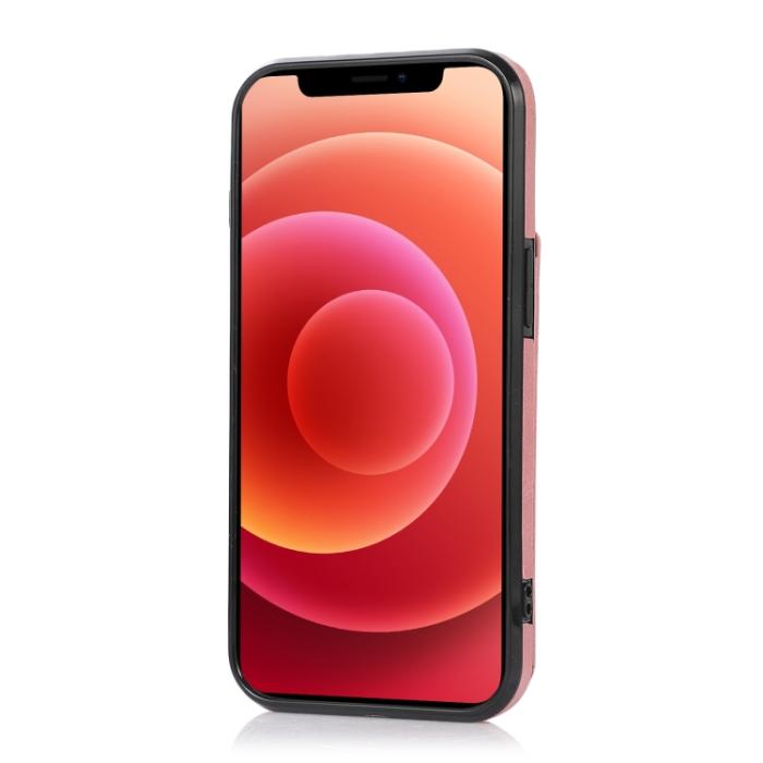 Bild 3, iPhone 14 Plus Skal Med Kortfack Och Magnet Roséguld