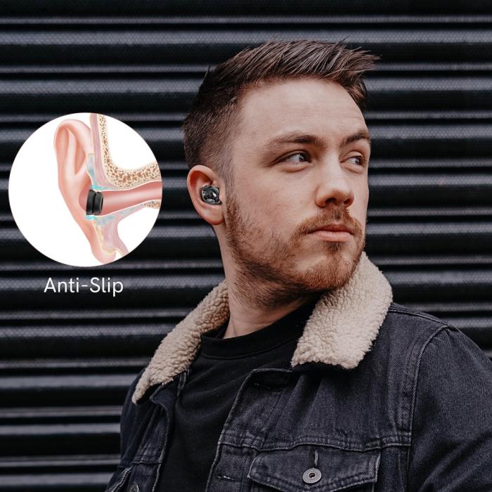 Bild 5, AHASTYLE Galaxy Buds Pro 3 Öronpluggar 3-pack Svart