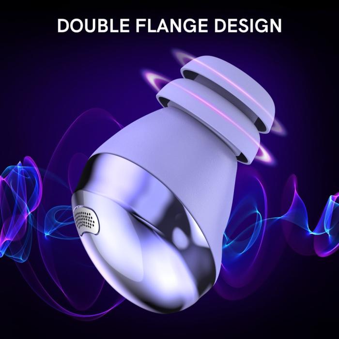 Bild 3, AHASTYLE Galaxy Buds Pro 3 Öronpluggar 3-pack Lila