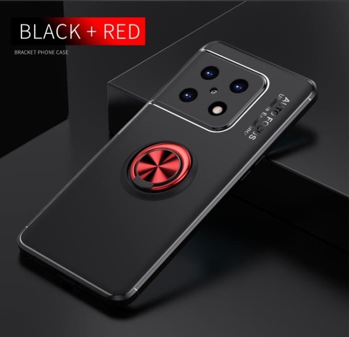 Bild 2, OnePlus 10 Pro 5G Skal Ring Svart/Röd