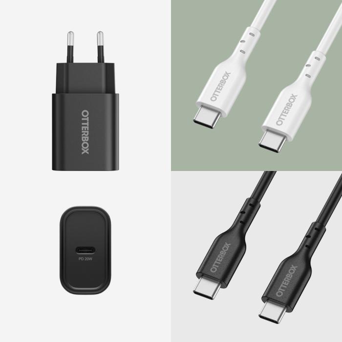 Bild 6, OtterBox 20W PD USB-C Väggladdare Svart