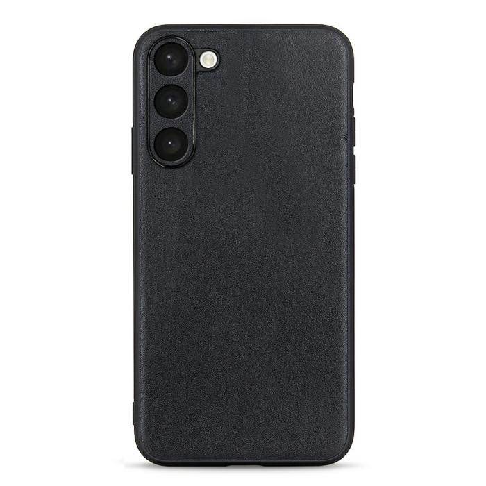 Bild 1, Samsung Galaxy S23 Plus Skal Läderbelagt Svart