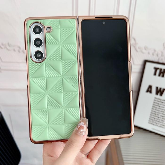 Bild 2, Galaxy Z Fold 6 Skal Läder Grön