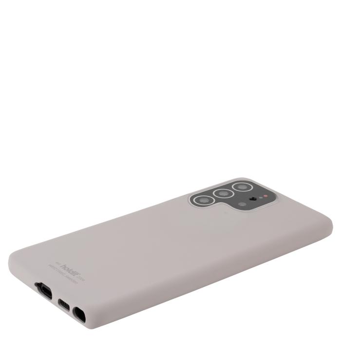 Bild 3, holdit Samsung Galaxy S22 Ultra Mobilskal Silikon Taupe