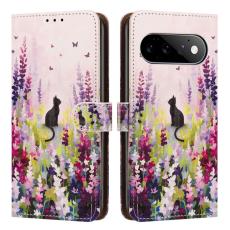 Google Pixel 11/10/10 Pro/9/9 Pro Fodral Med M&ouml;nster Blommor