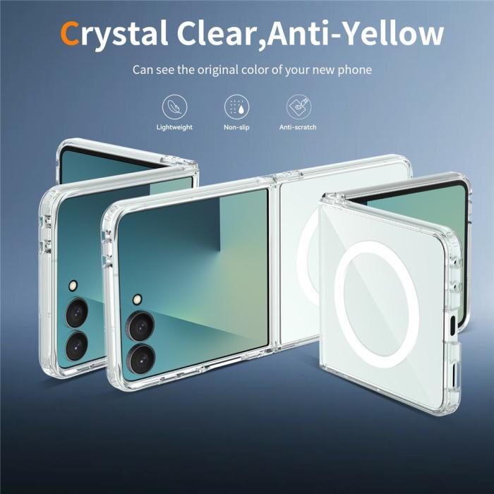 Bild 2, Samsung Galaxy Z Flip 8 Skal MagSafe TPU Transparent