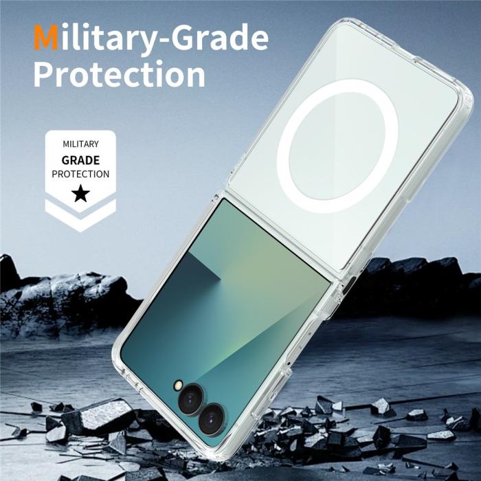 Bild 6, Samsung Galaxy Z Flip 8 Skal MagSafe TPU Transparent