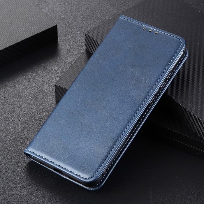 Bild 6, Motorola Moto G200 Fodral Flip Läder Blå