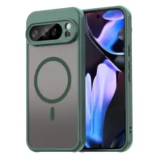 Google Pixel 10 Pro XL Skal MagSafe Hybrid Gr&ouml;n