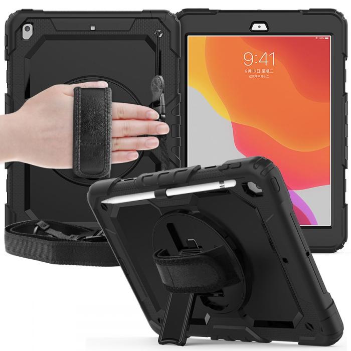 Bild 5, Tech-Protect iPad 10.2 2019/2020/2021 Skal Solid360 Svart
