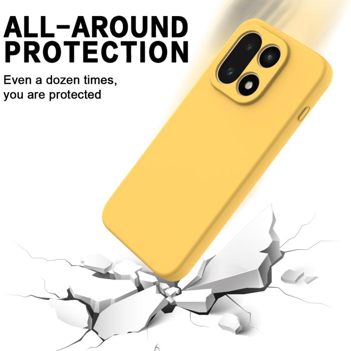 Bild 5, OnePlus 15 Skal Liquid Silikon Gul