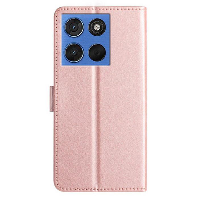 Bild 2, Motorola Edge 70 Fodral Läder Roséguld