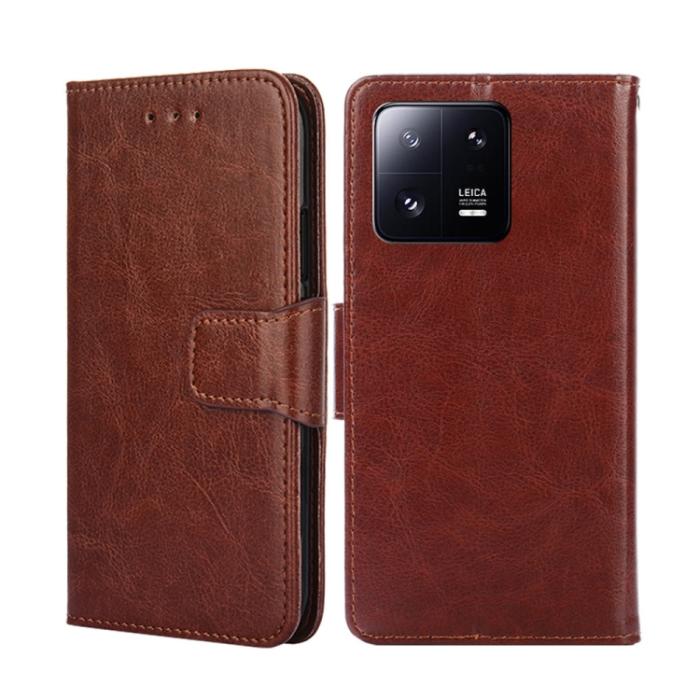 Bild 1, Xiaomi 13 Pro 5G Fodral Solid Läder Brun