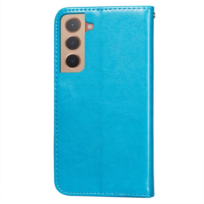 Bild 3, Samsung Galaxy S22 Plus Fodral Tre Ränder Blå