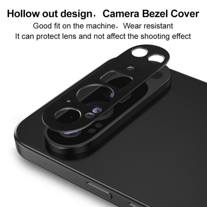 Bild 6, IMAK Google Pixel 9 Pro XL Linsskydd Metall Svart