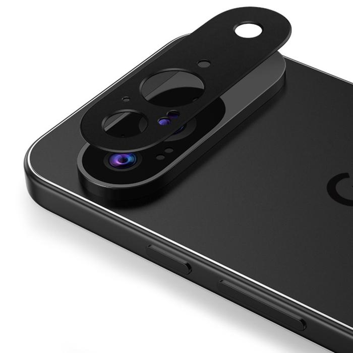 Bild 1, IMAK Google Pixel 9 Linsskydd Metall Svart