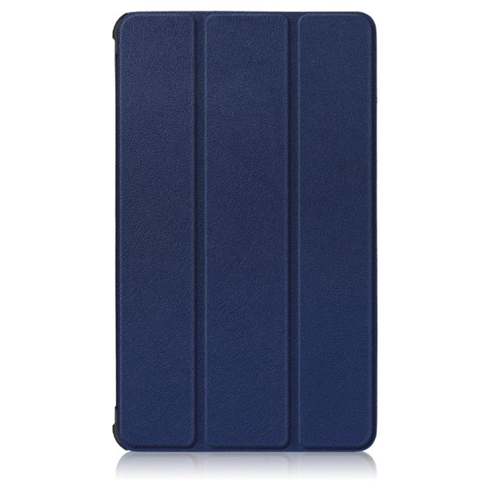 Bild 2, Samsung Galaxy Tab A7 Lite 8.7 - Tri-Fold Läder Fodral - Mörk Blå