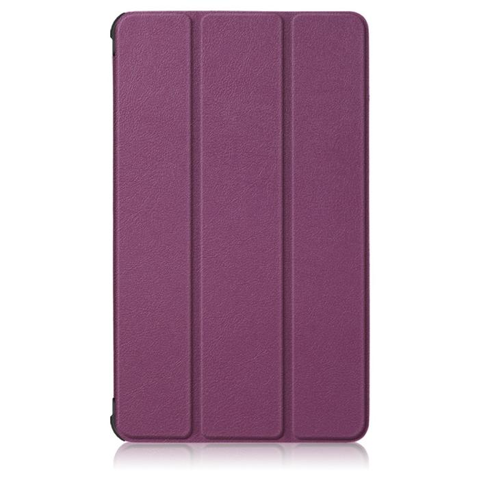 Bild 2, Samsung Galaxy Tab A7 Lite 8.7 - Tri-Fold Läder Fodral - Lila