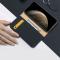 iPhone 11 Pro - DUX DUCIS Äkta Läder Plånboksfodral - Mörk Blå
