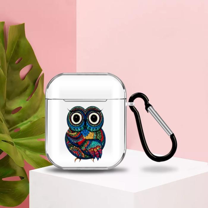 Bild 5, AirPods Skyddsfodral Med Motiv - Uggla