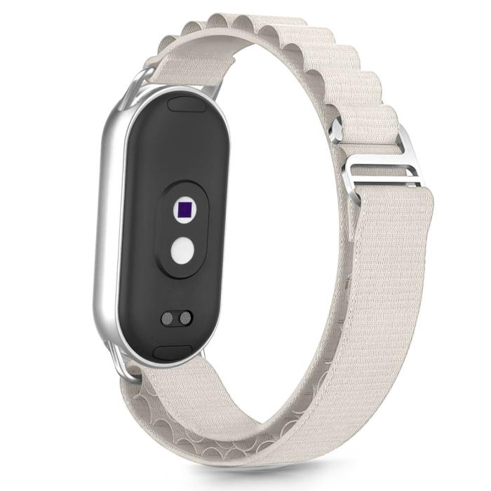 Bild 2, Tech-Protect Xiaomi Smart Band 10/9/8 Armband Nylon Pro Starlight