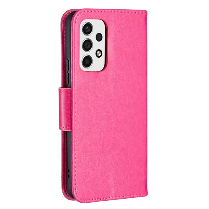 Bild 3, Samsung Galaxy A53 5G Fodral Tryckta Fjärilar Rosa