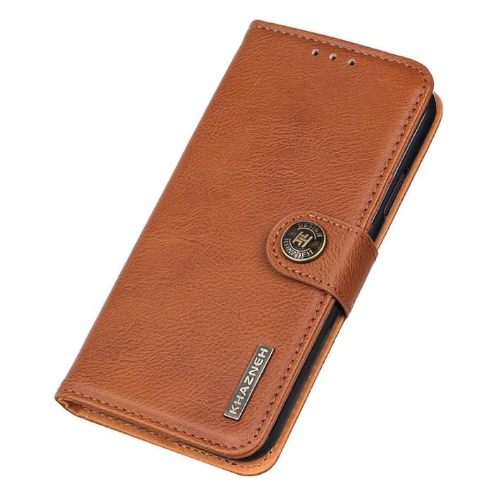 Bild 4, KHAZNEH Samsung Galaxy S25 Edge Fodral Läder Brun