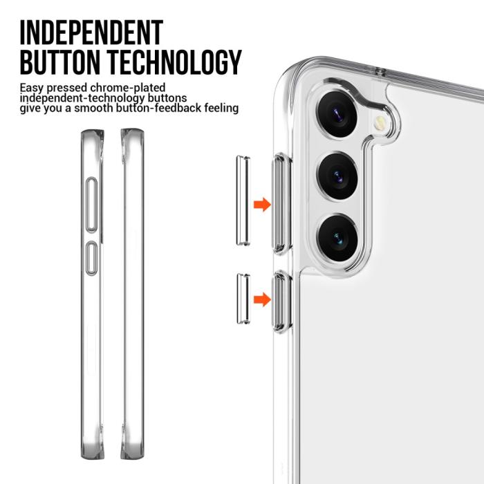 Bild 5, Samsung Galaxy S23 Plus Skal Shockproof Hybrid Transparent