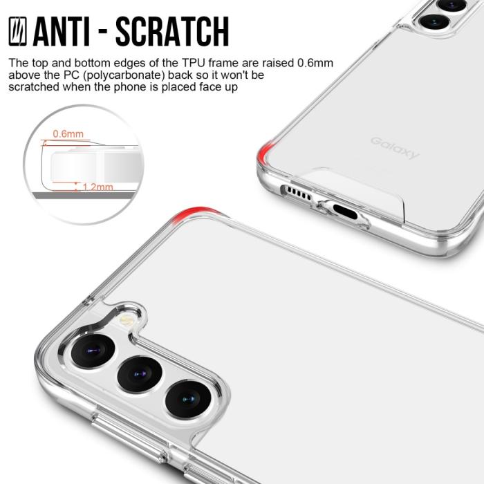 Bild 6, Samsung Galaxy S23 Plus Skal Shockproof Hybrid Transparent
