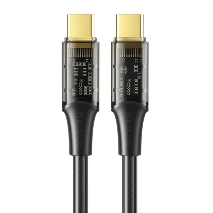 Bild 1, Mcdodo 1.2m 100W PD USB-C - USB-C Kabel Svart