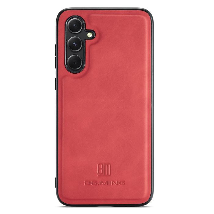 Bild 3, DG.MING Samsung Galaxy A54 5G Skal Läderbelagt Röd