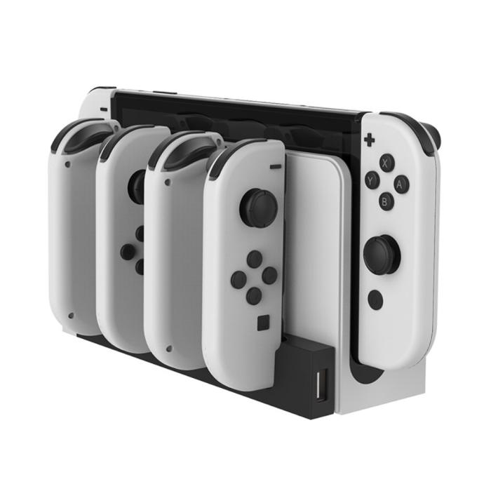 Bild 3, iPega Nintendo Switch LED Laddstation För Ställ och 4x Joy-Con