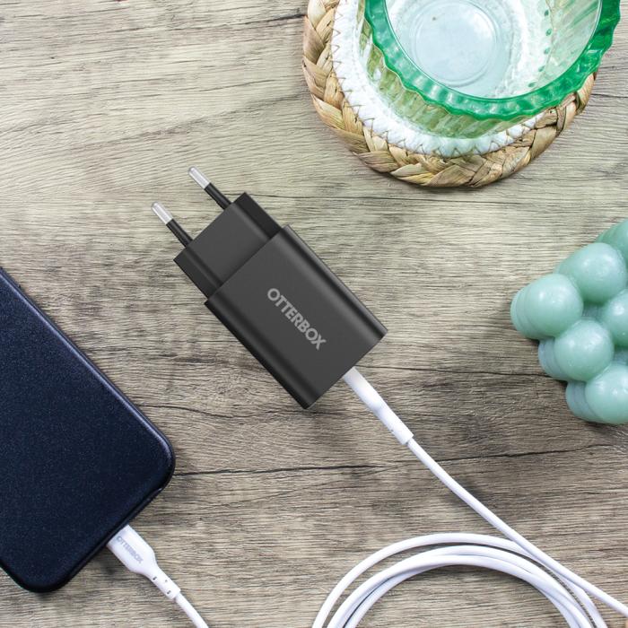 Bild 5, OtterBox 30W USB-C PD Väggladdare Svart