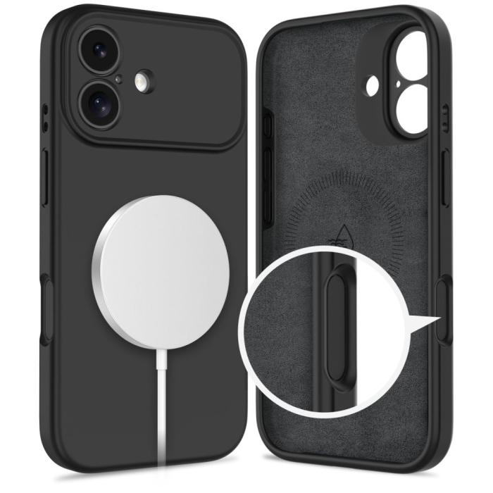 Bild 5, Tech-Protect iPhone 17 Skal MagSafe Silicone Svart