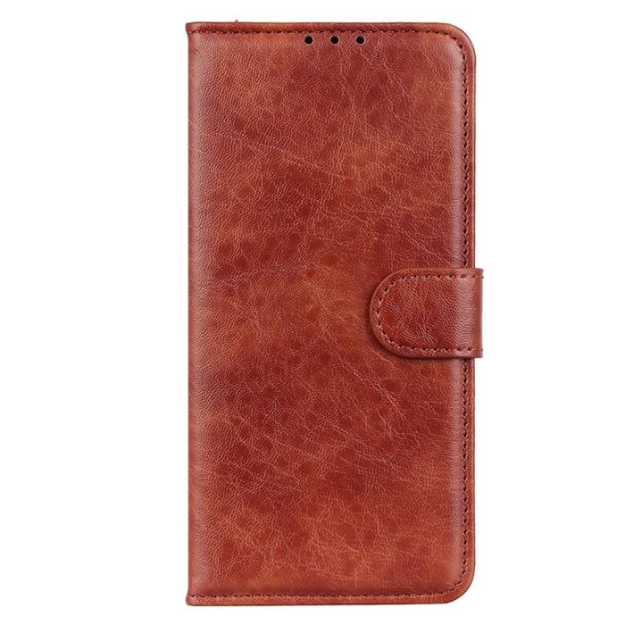 Bild 6, Samsung Galaxy S23 Plus Fodral Crazy Horse Läder Brun