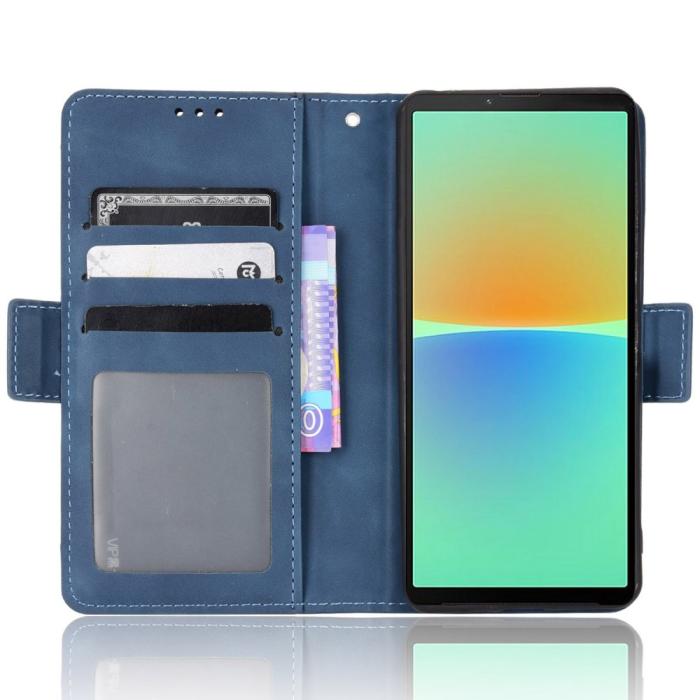 Bild 2, Sony Xperia 10 IV Fodral Avtagbart Kortfodral Blå
