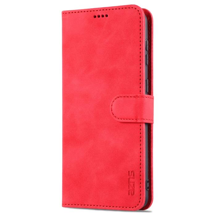 Bild 5, AZNS Samsung Galaxy S23 Fodral Läder Röd